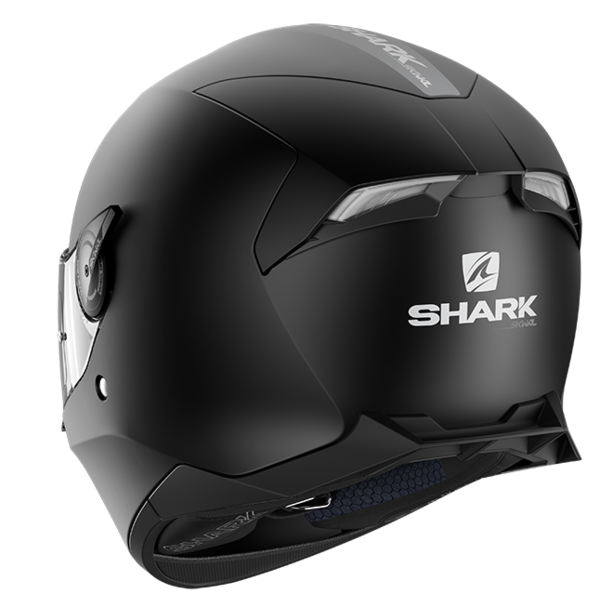 SHARK Helm Skwal 2 schwarz matt - white LED - mit Sonnenblende
