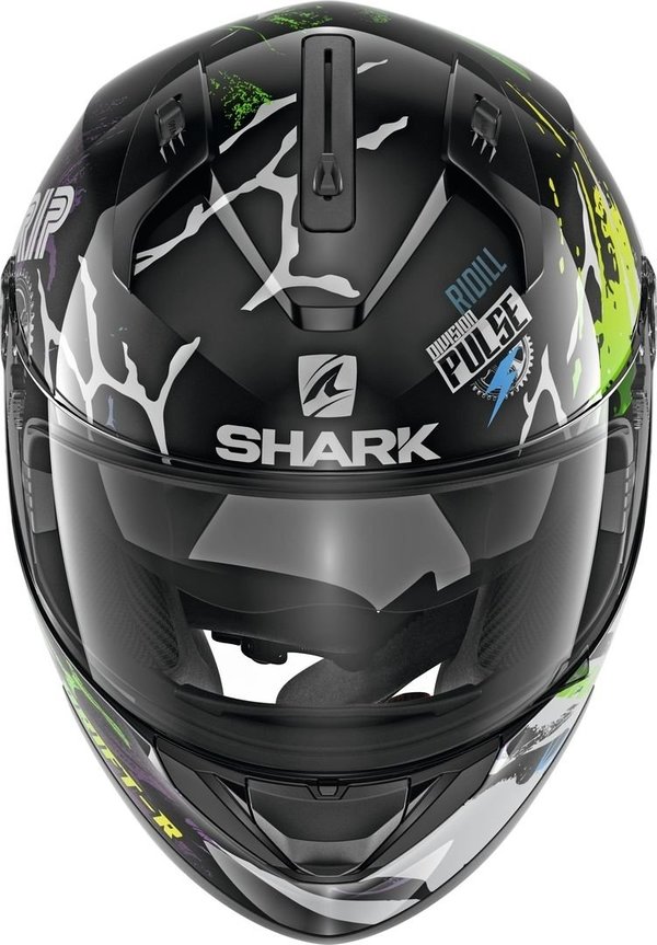 SHARK Ridill Helm Drift-R schwarz grün blau - UVP 189,95 Euro