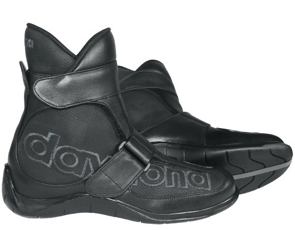 DAYTONA Motorradstiefel Shorty schwarz Leder UVP 204,95€