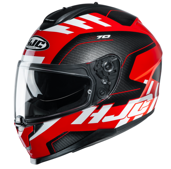 HJC Helm C70 Koro schwarz rot weiß mit Sonnenblende UVP 179,90 €