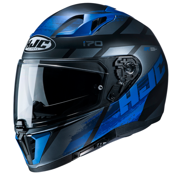 HJC Helm I70 Reden schwarz blau matt mit Sonnenblende UVP 249,90€