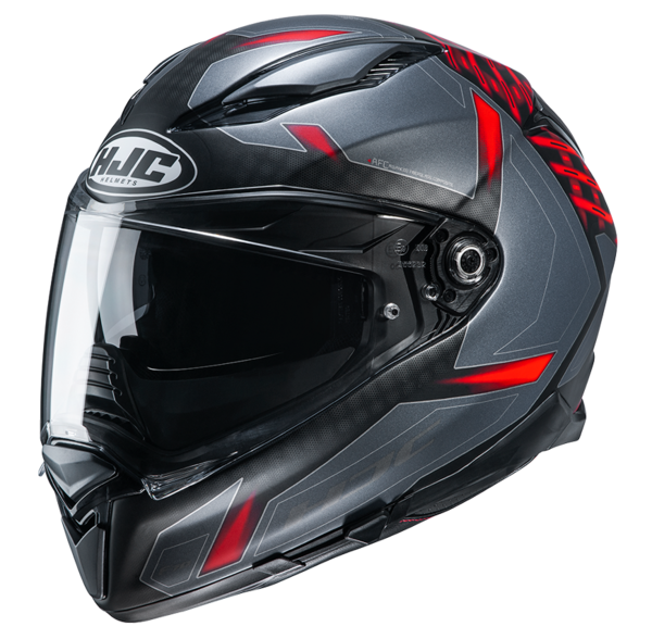 HJC Helm F70 Dever rot / schwarz matt mit Sonnenblende UVP 349,90€