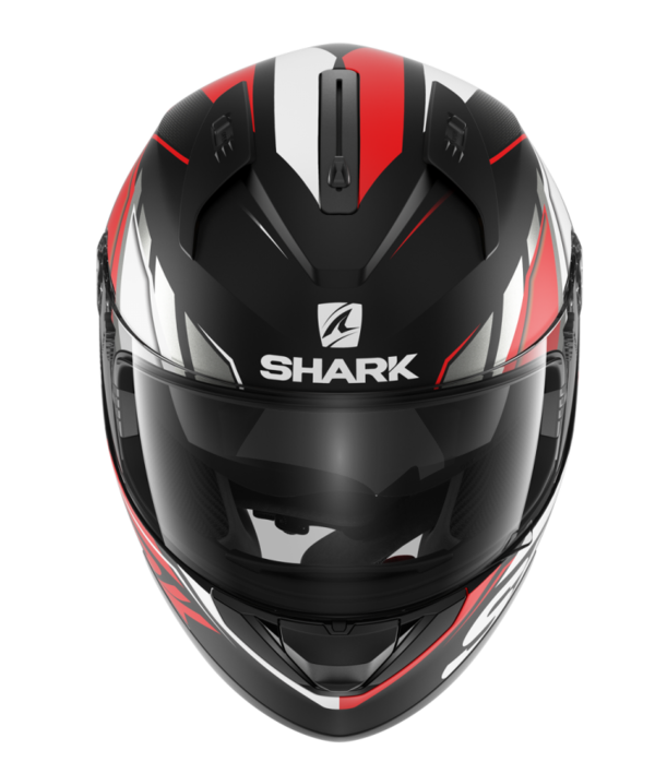 SHARK Ridill Helm 1.2 Phaz rot schwarz weiß matt - UVP 189,95 Euro
